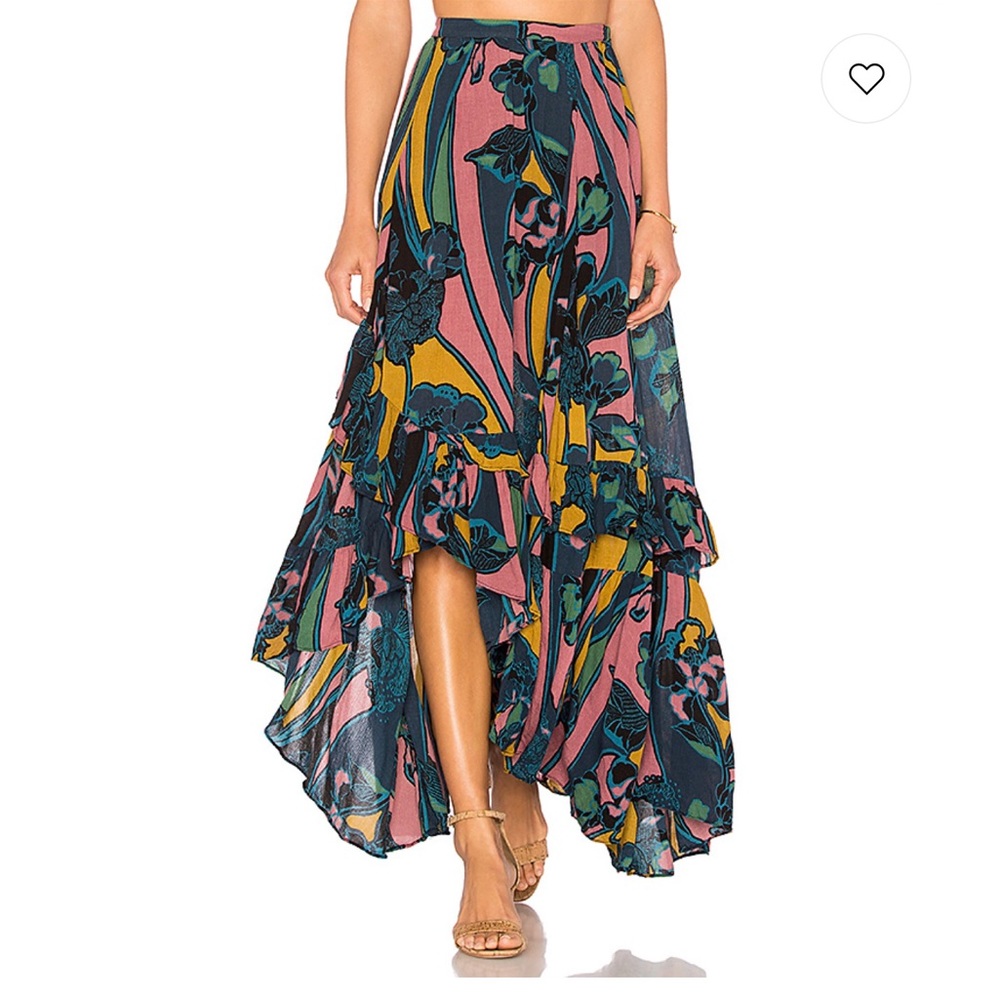 Bring Back The Summer Maxi Skirt in Navy